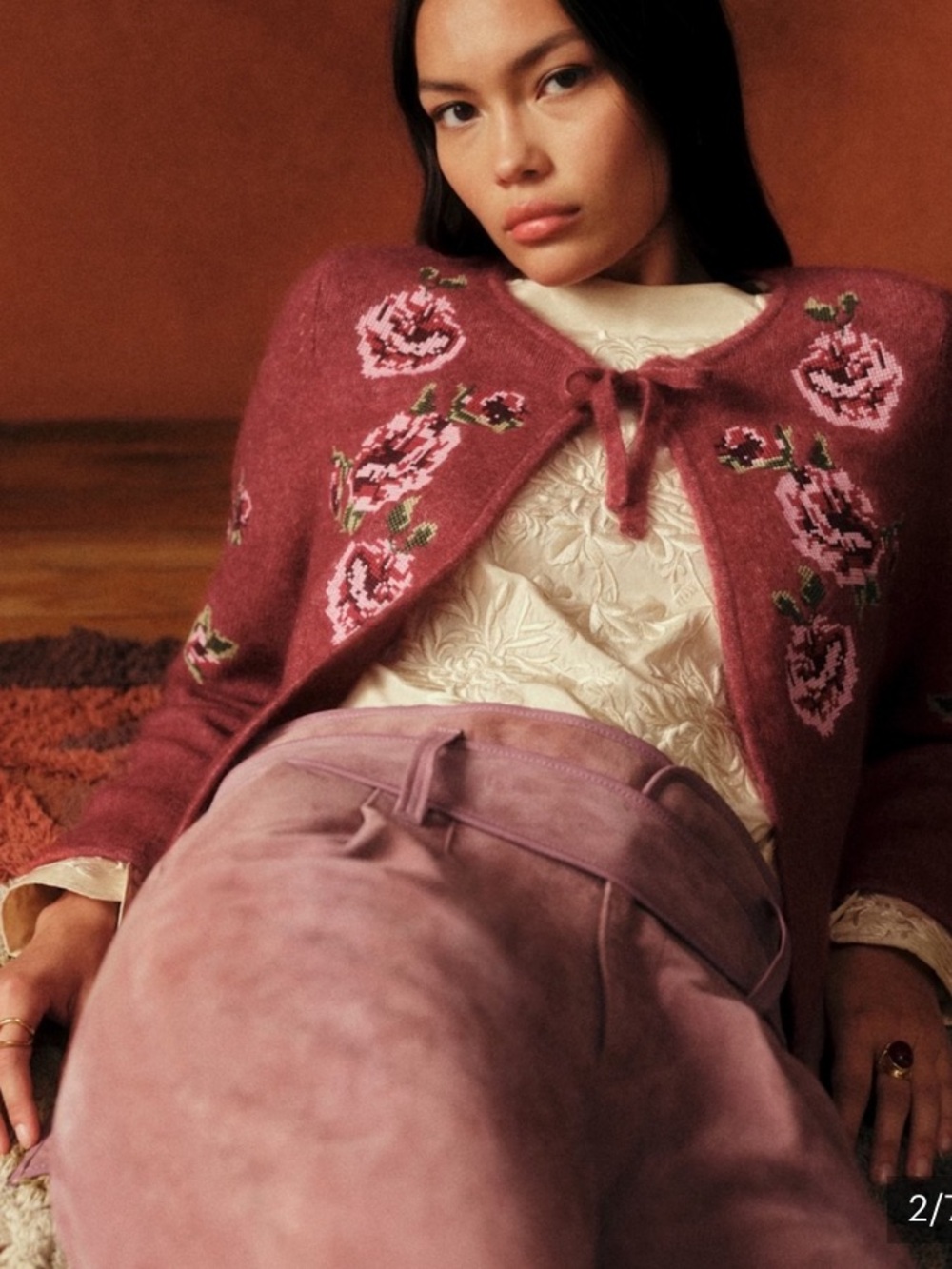 Sézane x Baziszt Alice Cardigan NWOT